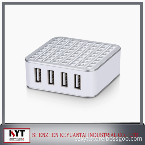 25w 5v5a 4-Port korea charger,CE,Rohs,Fcc,KC